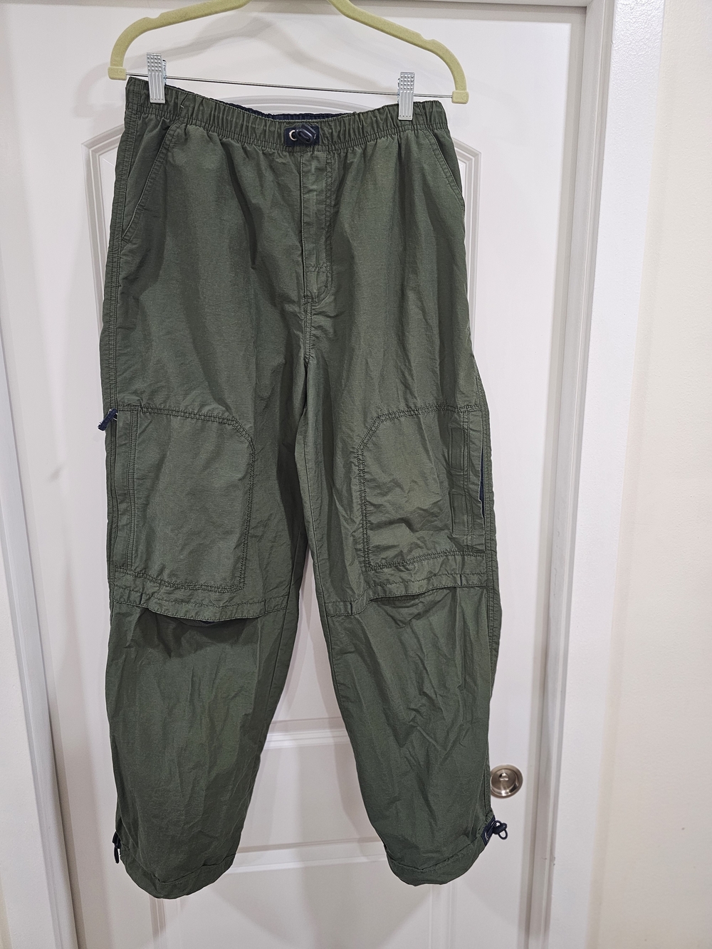 VTG Ocean Pacific OP Hiking Cargo Pants Small Green Outdoor Gorpcore